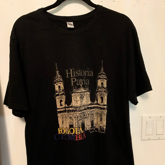 Vintage Bogotá Colombia Tee - sz XL - Black - Picture 3 of 5